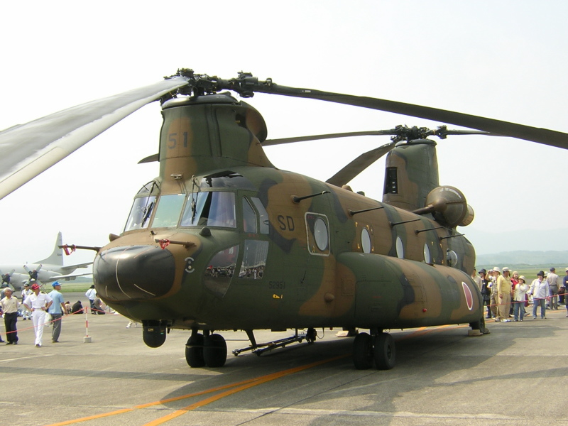 JGSDF CH-47J in KANOYA A.B.